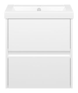 Подвесная тумба под раковину Misty Алиса 50см белый